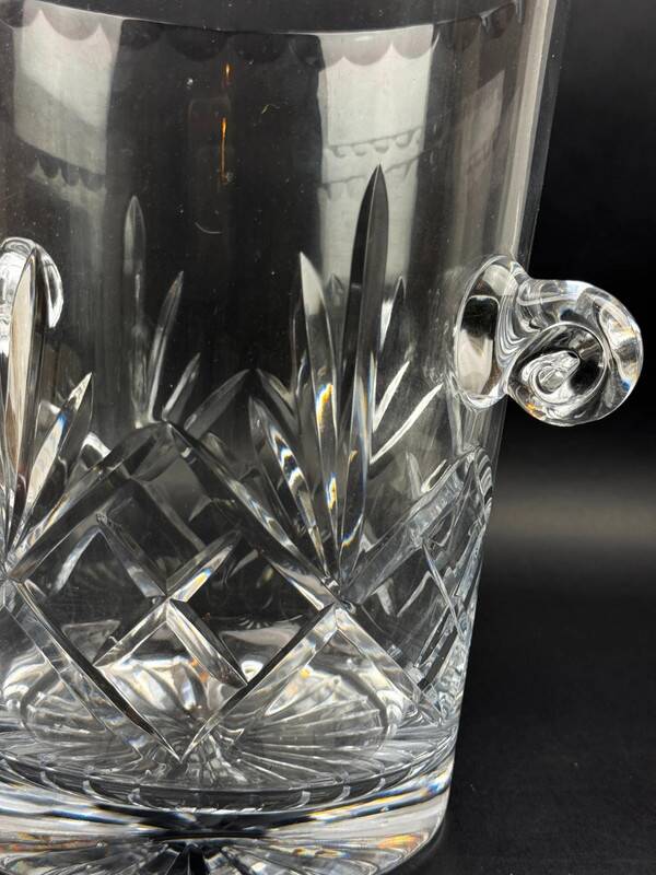 Cut crystal champagne bucket