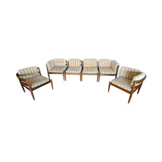 Lot of 6 Scandinavian armchairs Magnus Oleson Durup