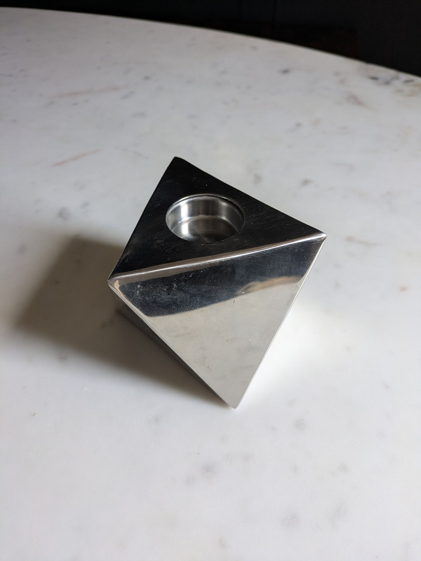 Set of vintage, collector and designer candle holders.