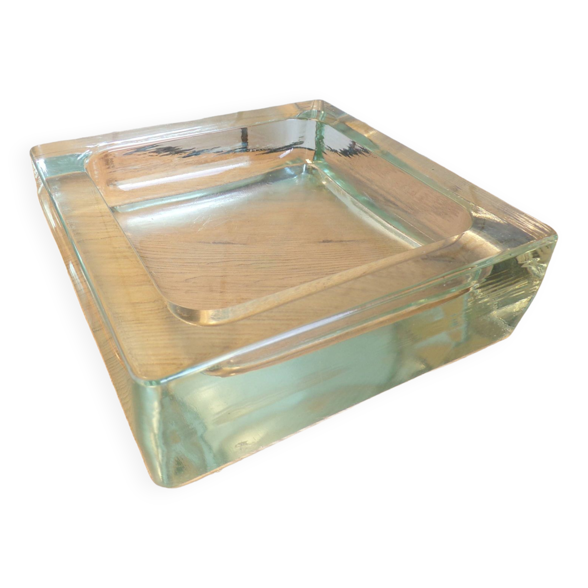 Empty pocket glass pad 20X20cm