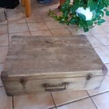 Vintage wooden suitcase