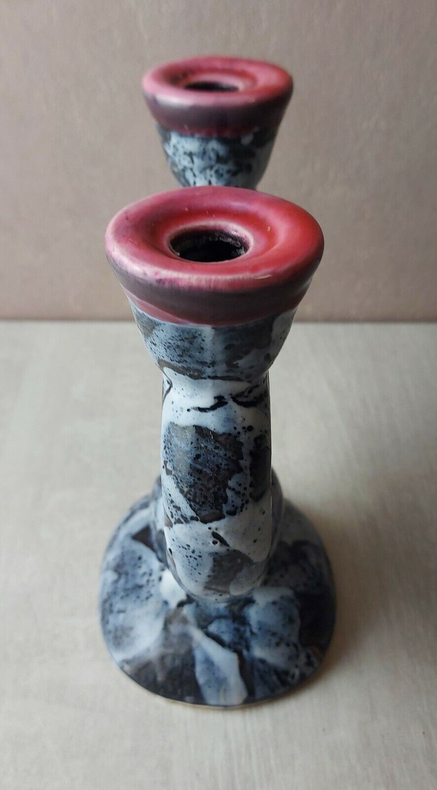 Candleholder, ceramic Vallauris, vintage