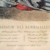 Set of 2 19th century fashion prints - Magasin Des Demoiselles
