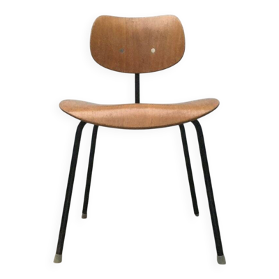Chaise SE 68 allemande du début Mid-Century par Egon Eiermann pour Wilde+Spieth
