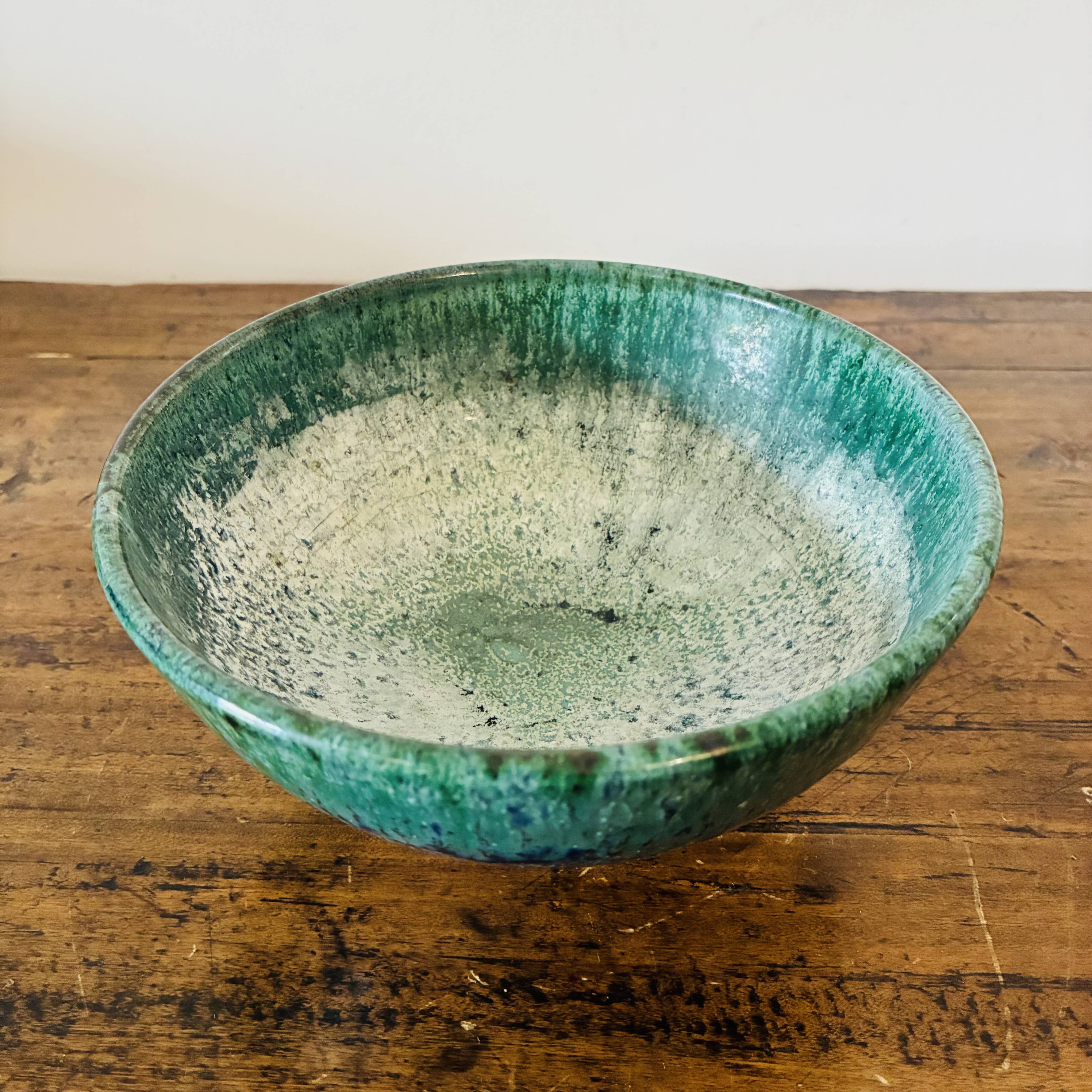 Glazed ceramic bowl – Atelier des Cyclades, Roland Zobel – Anduze