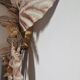 Wall lamp or floral ceiling lamp in white globe