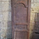 Old walnut door