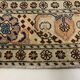 Distressed Turkish Rug 125x85 cm Vintage Shabby, Wool Tribal Pink, Beige Small
