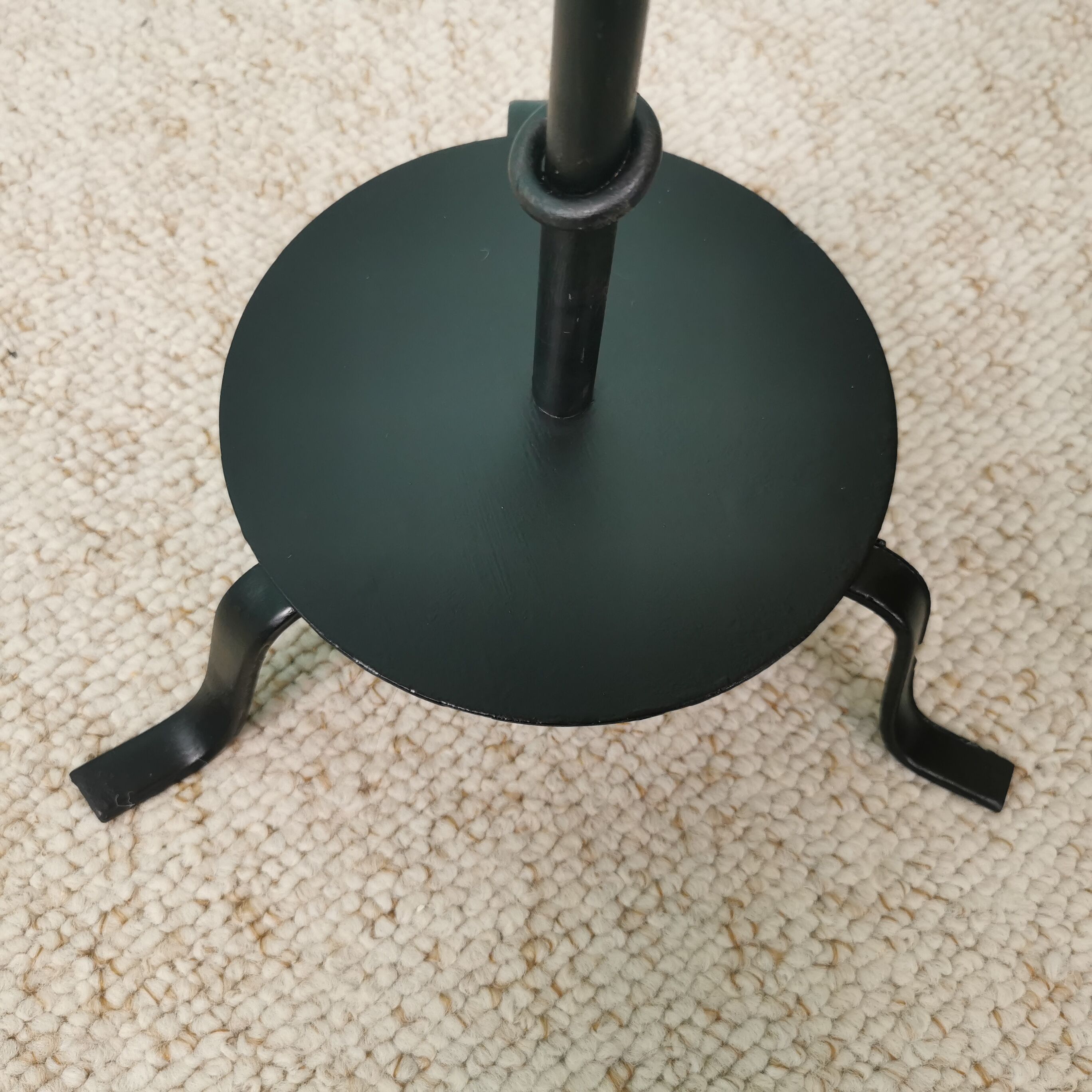 Wrought iron candlesticks