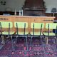 Chaises en formica 1960