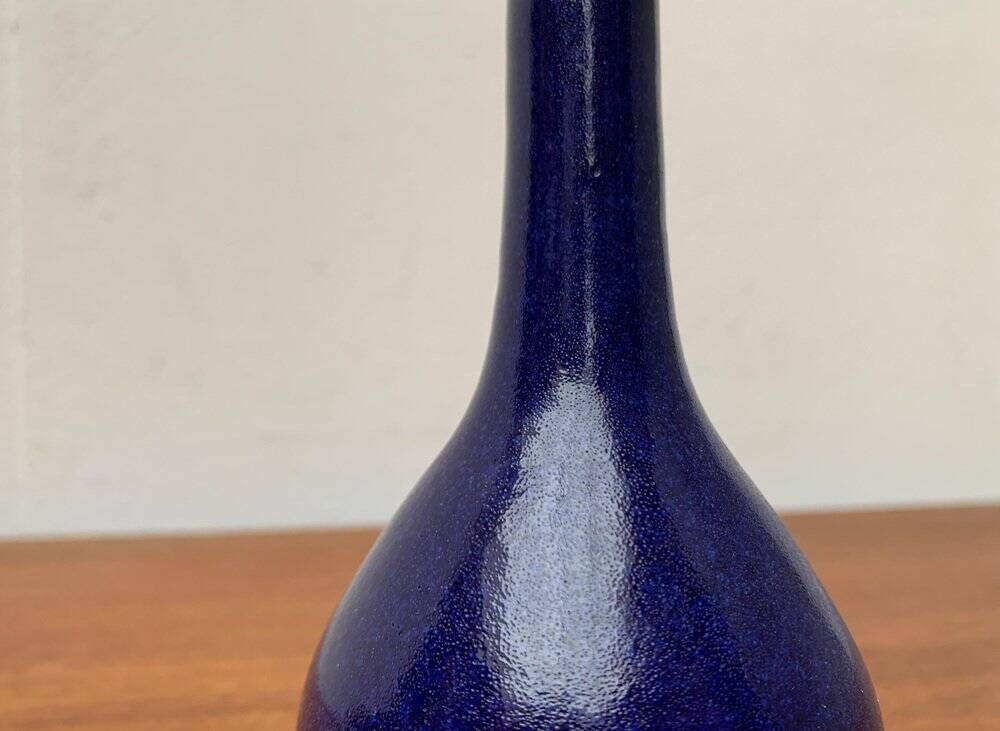 Minimalist mid-century pottery vase by BKW Böttger Keramik Wandsbek, Hamburg, Germany, 1960s.