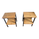 Pair of oak bedside tables from the 60s/70s.
