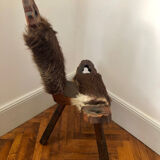 Brutalist tripod chair