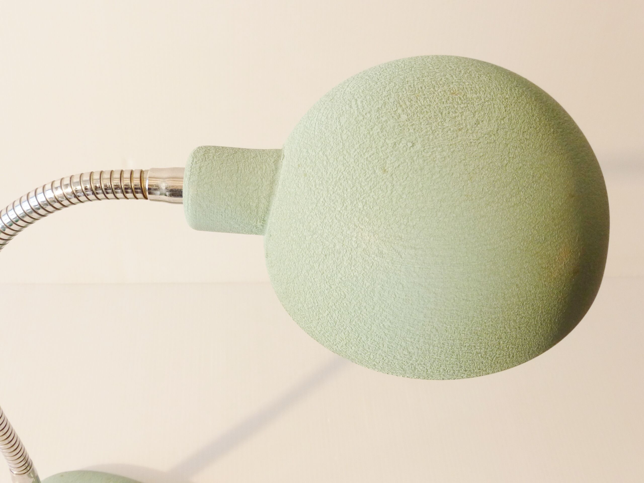 Lamp to ask industrial office 50's Green vintage 1950 n2