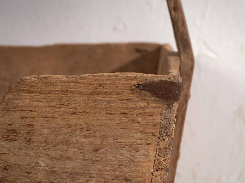 Antique Chinese primitive style basket (c.1900) #12