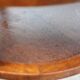 Art Deco style wooden coffee table, vintage wooden table, living room table