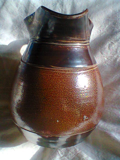 JEB stoneware jug