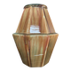 Vase Art Déco octogonal en grès émaillé