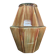 Vase Art Déco octogonal en grès émaillé
