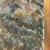 Vintage Oil On Canvas Landscape By Eva Eneroth, Paris, Mid 20th Century