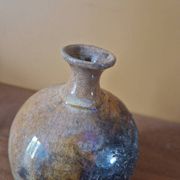 Gisèle Buthod-Garcon (Born in 1954) - Glazed beige ceramic round vase