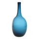 Large blue blown glass soliflore by Nicolas Morin, 1981