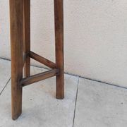 Vintage brutalist tripod bar stool