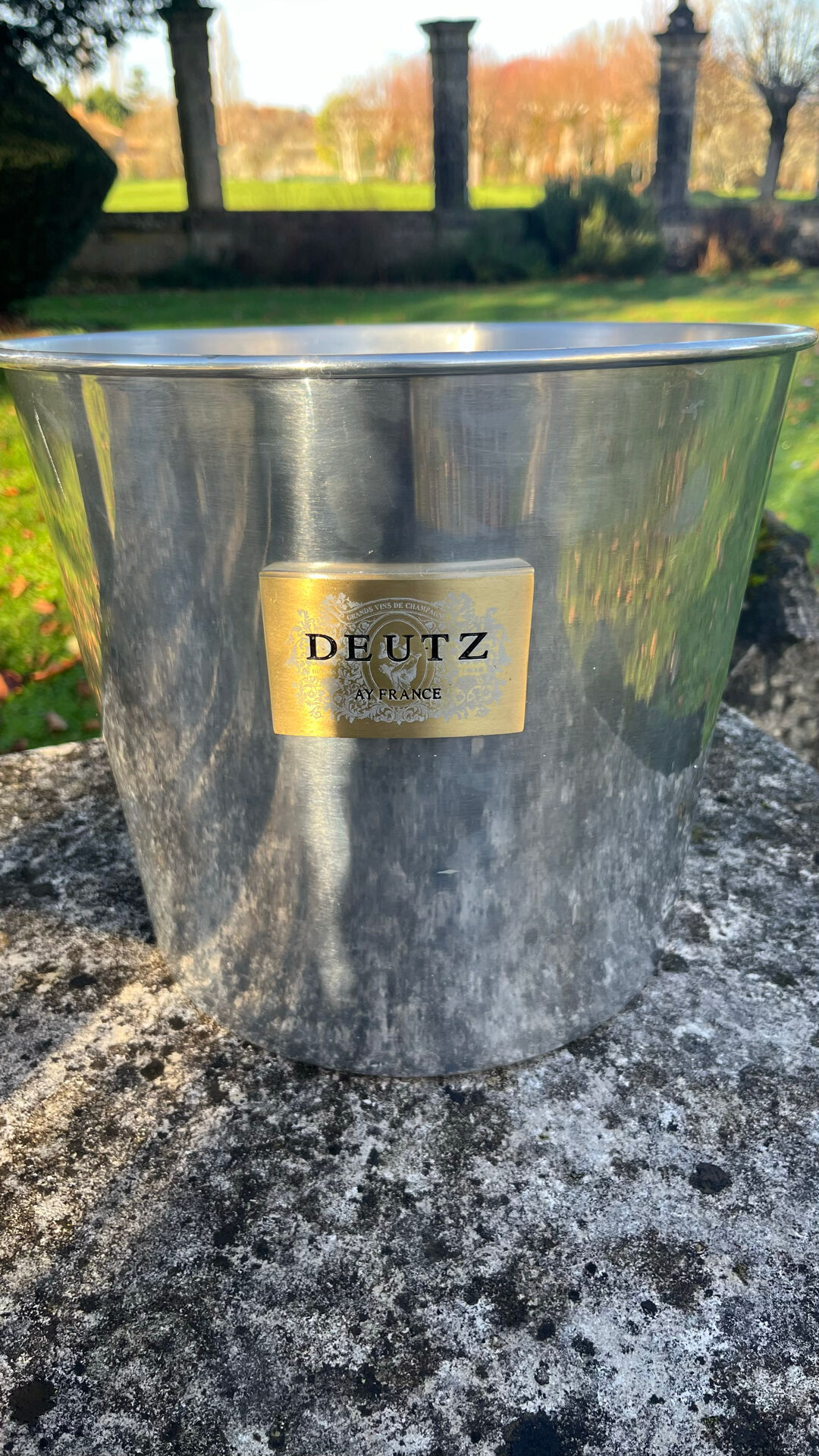 Seau à glace vintage français Deutz.