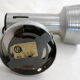 Brushed metal adjustable wall spotlight 1970s