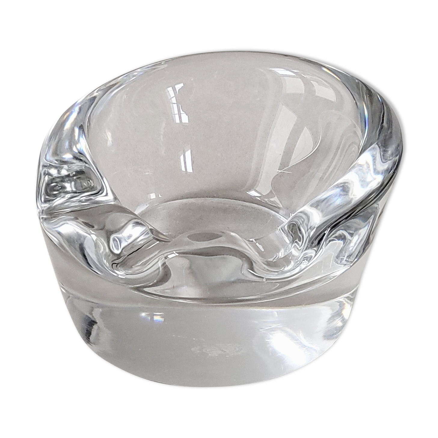 Vintage ashtray 1960 in Sèvres crystal