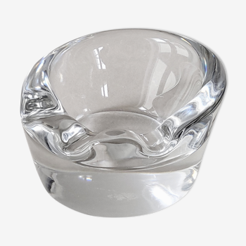 Cendrier vintage 1960 en cristal de Sèvres