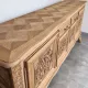 Buffet en bois massif mouluré