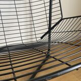 Black räane armchair by niels gammelgaard for ikea