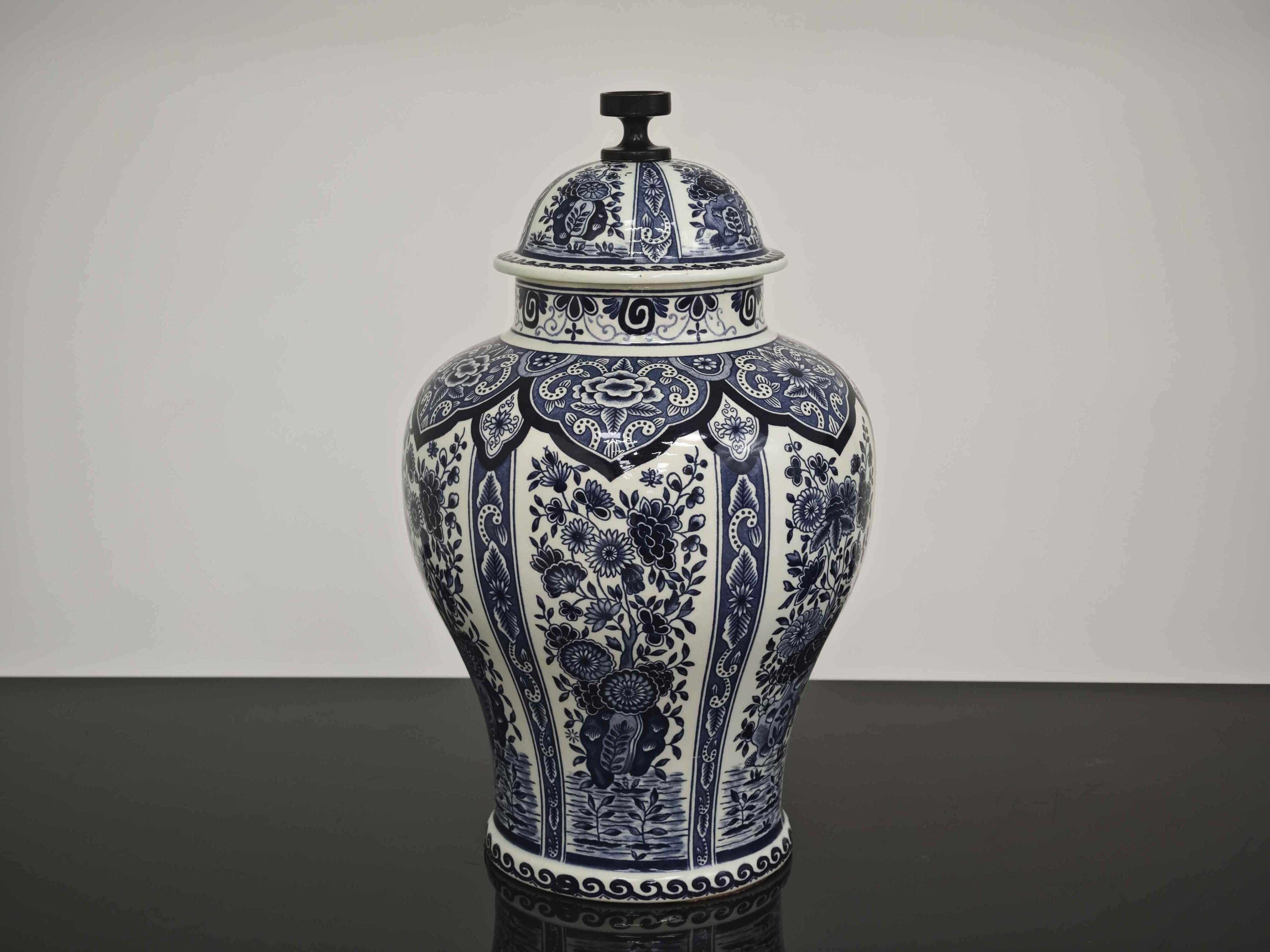 Delft Blue Porcelain Pot by Royal Sphinx by Bosch