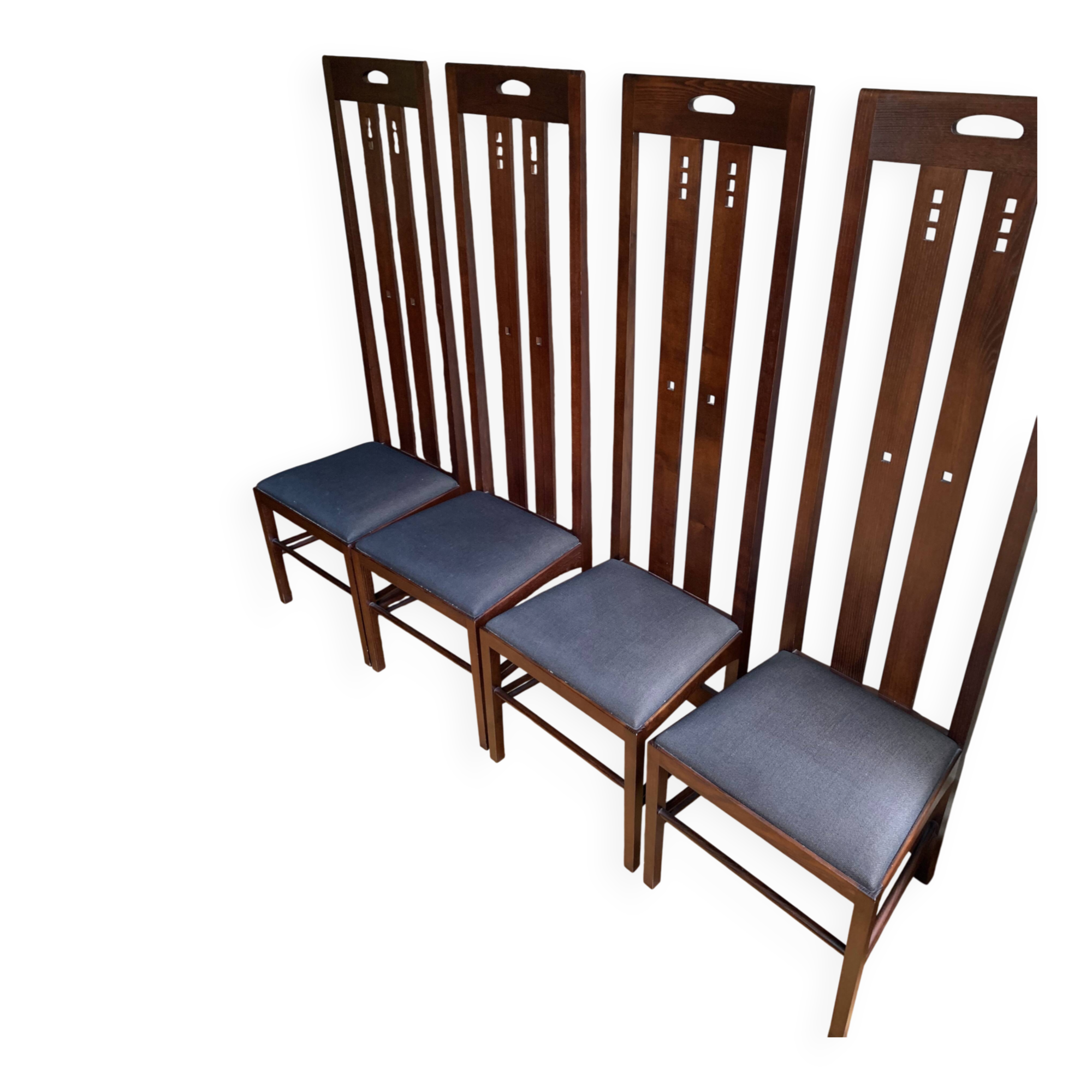 4 Chaises Mackintosh