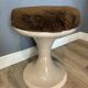 Emsa design stool, 1970s, with an extra seat cover