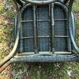 Vintage rattan armchair