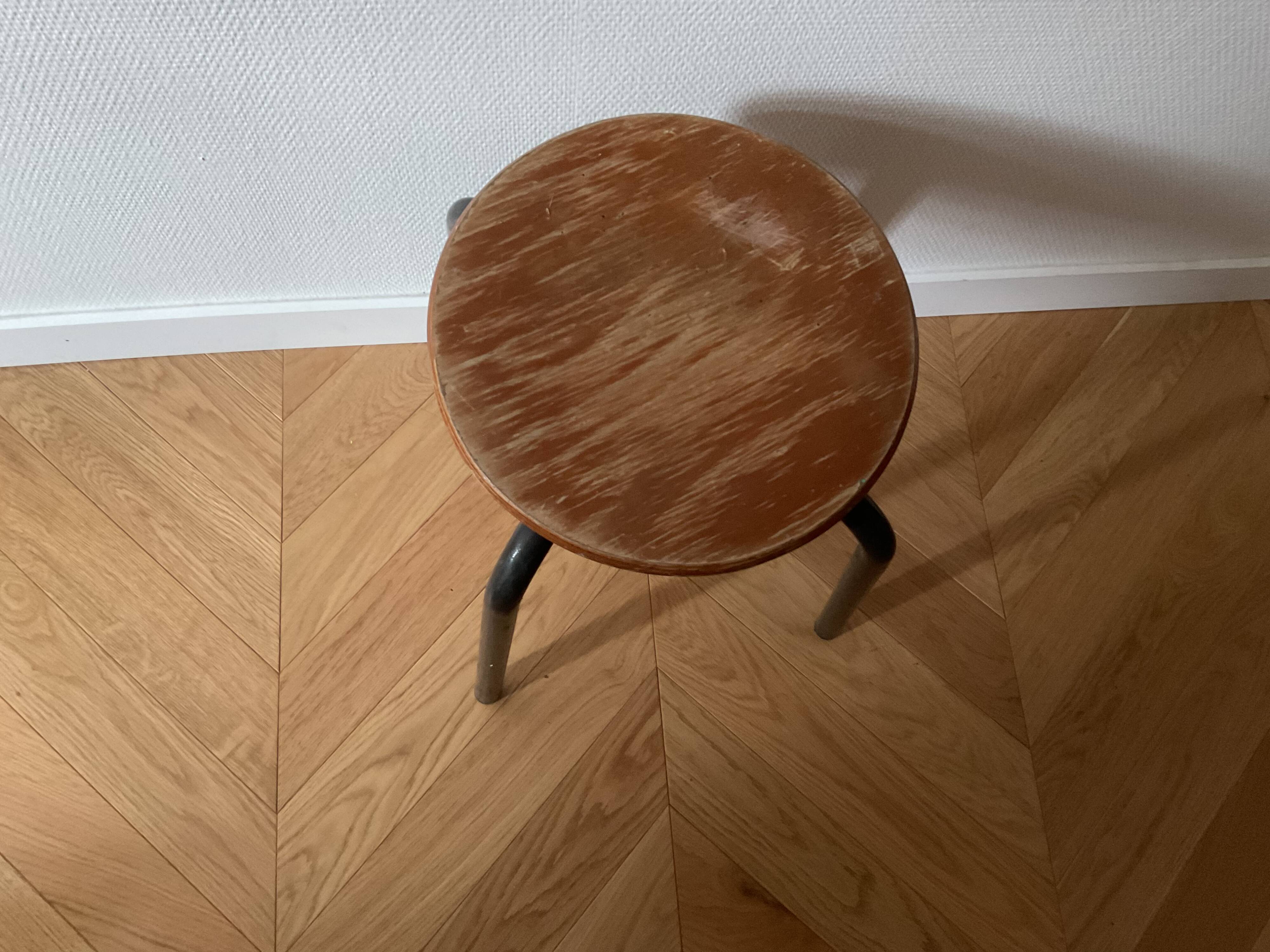 Tabouret industriel, années 50-60