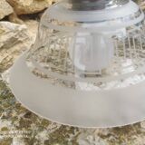 Vintage glass globe portable lamp