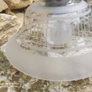 Lampe baladeuse globe vintage en verre