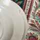 6 deep plates made of ironstone Bourgeois Grand Dépôt Art Nouveau