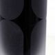 Frosted black Murano glass vase