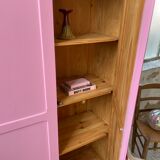 Pink knitted cabinet
