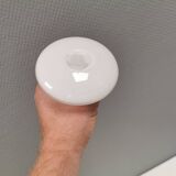 Candlestick in opal glass by Harri Koskinen for Iittala Finland 1996