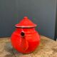 Enamelled teapot