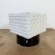 Vintage Square Milk Glass Wall or Ceiling Light, 1970s