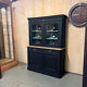 Buffet vaisselier deux corps noir
