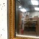 Louis XVI style mirror in wood and gilded stucco 19th century Mantel trumeau