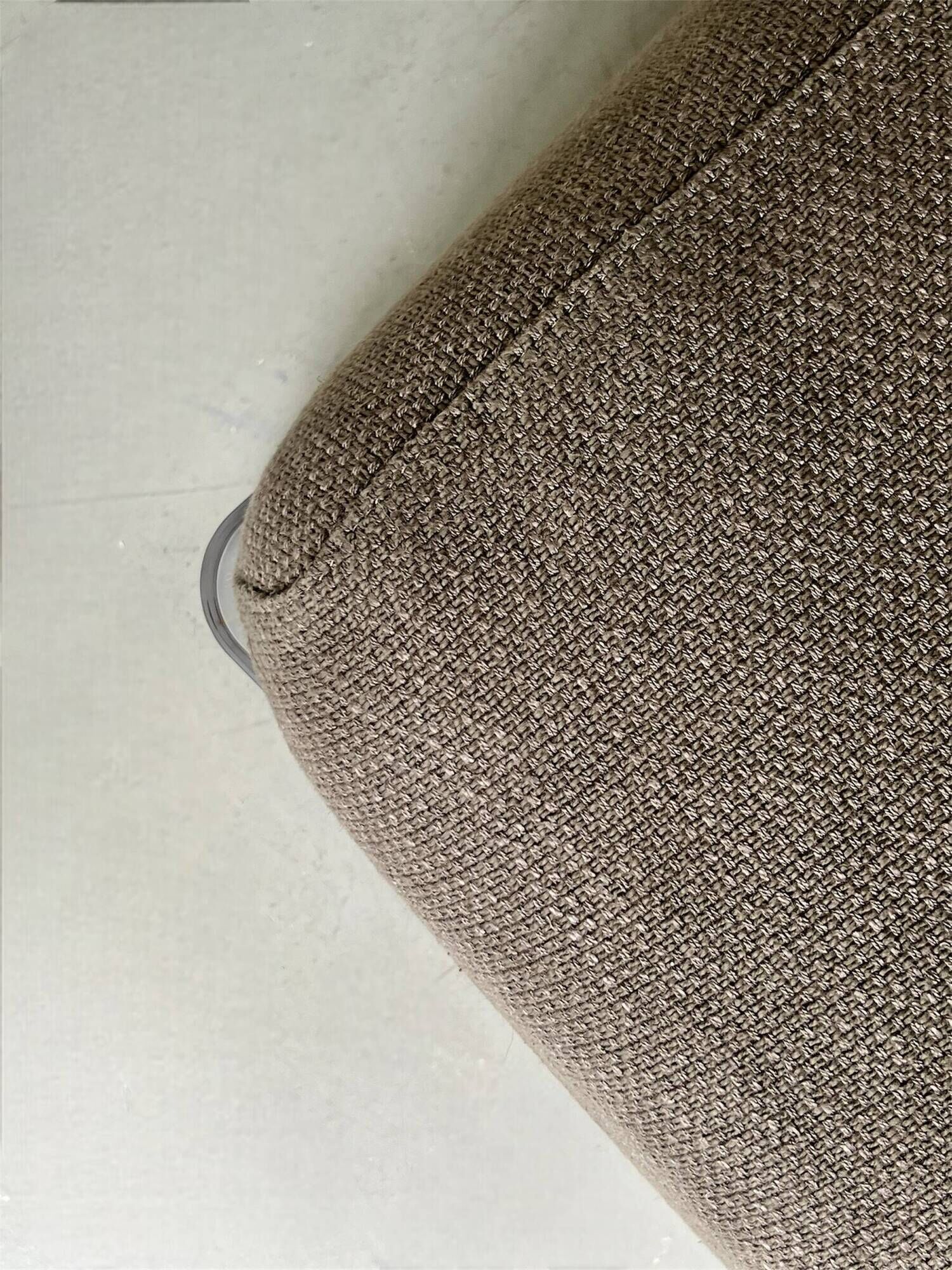 Plastics gray fabric armchair by Piero Lissoni for Kartell, 1970