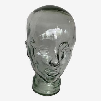 Moulded glass head, Marotte